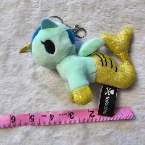 Tokidoki Mermicorno Series 5 Sea Green Turtle Collectible Keychain Clip-On - Picture 4 of 4